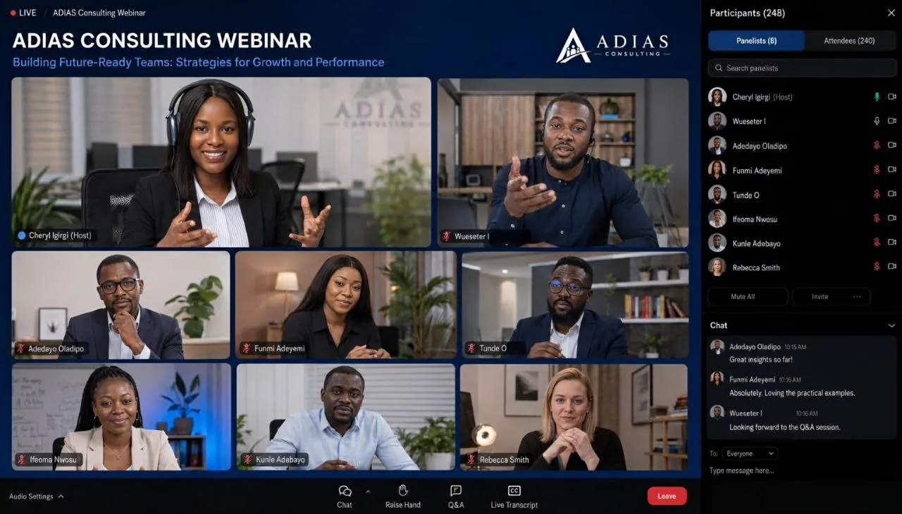 ADIAS Consulting professional webinar and events